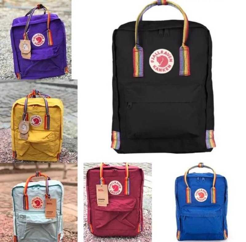 Рюкзак Fjallraven Kanken Канкен Rainbow 16л