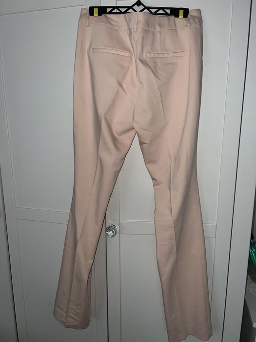 Spodnie długie kolor pudrowy róż