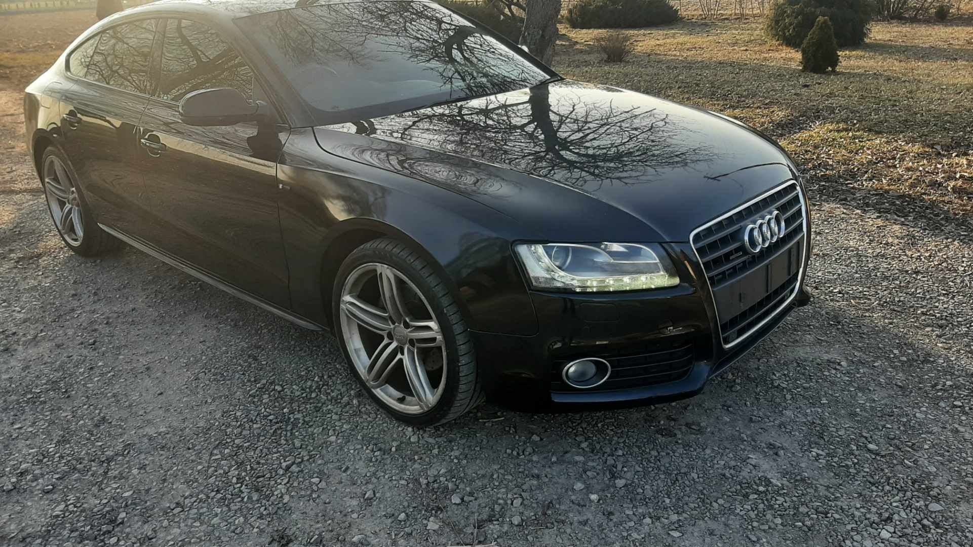 Audi A5 8t Sline Sportback LZ9Y Zderzak Tył Klapa Maska Lampy Felgi