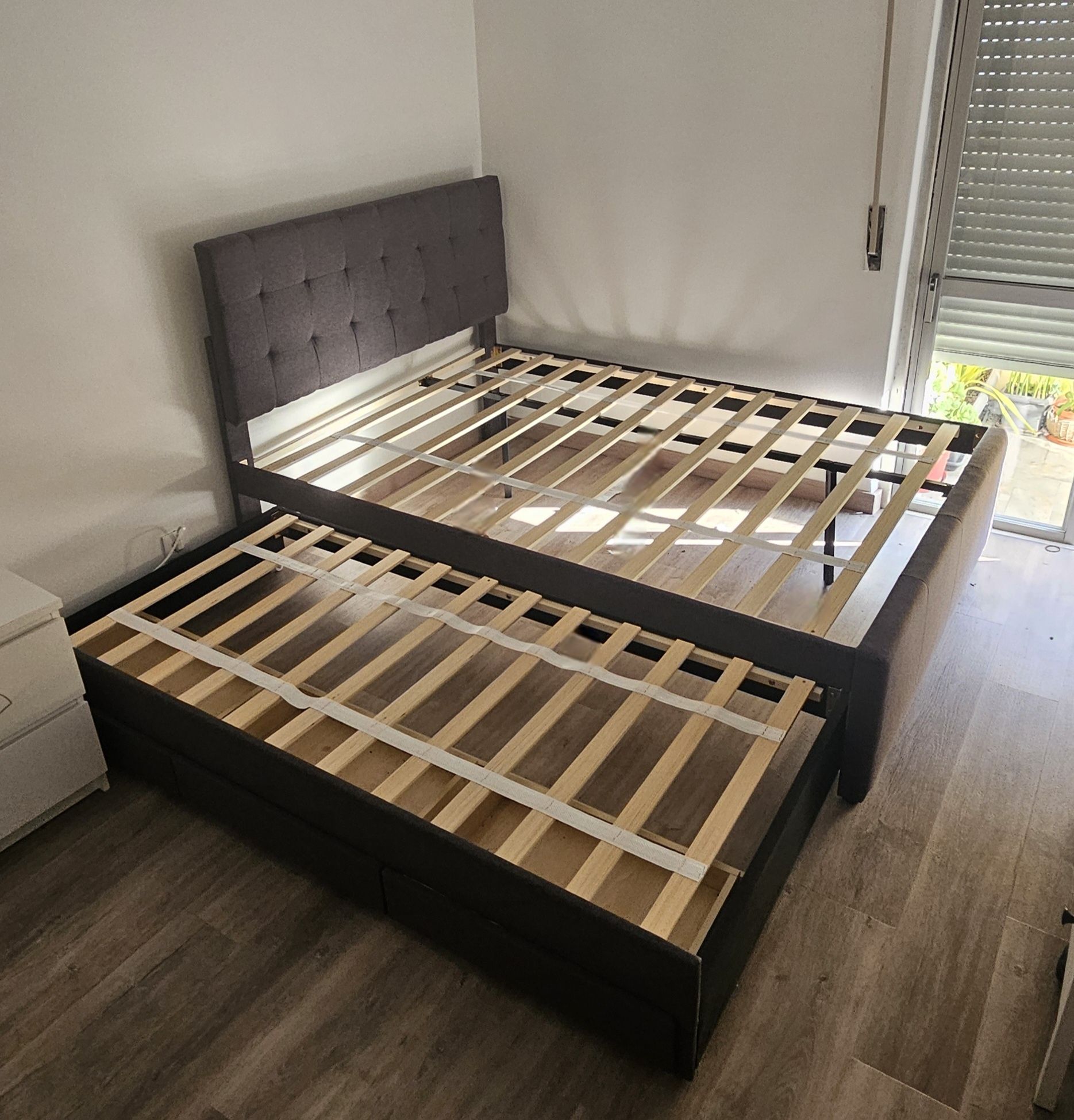 Cama com cama gavetão