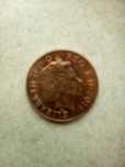 Moeda antiga  Elizabeth One two pence