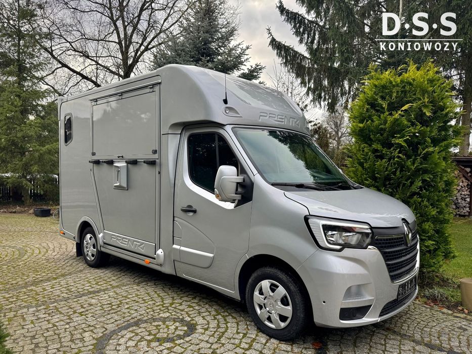 Renault Master  Nowy koniowóz na 2 konie | w automacie | 3-osobowy
