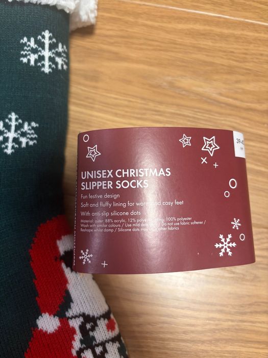 Шкарпетки Санта клаус різдвяні теплі 39-42 розмір нові чоловічі жіночі