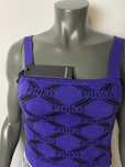 PINKO Presico - Top - fioletowy rozm. XS z napisem Pinko [P10].