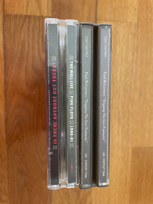 CD’s duplos Pink Floyd e Paul McCartney