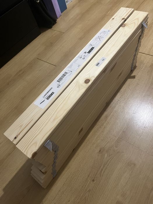Dois estrados de ripas Ikea Lindbaden 80x200cm