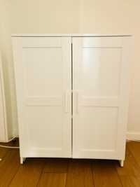 Armário c/portas, branco, 78x95 cm BRIMNES - IKEA
