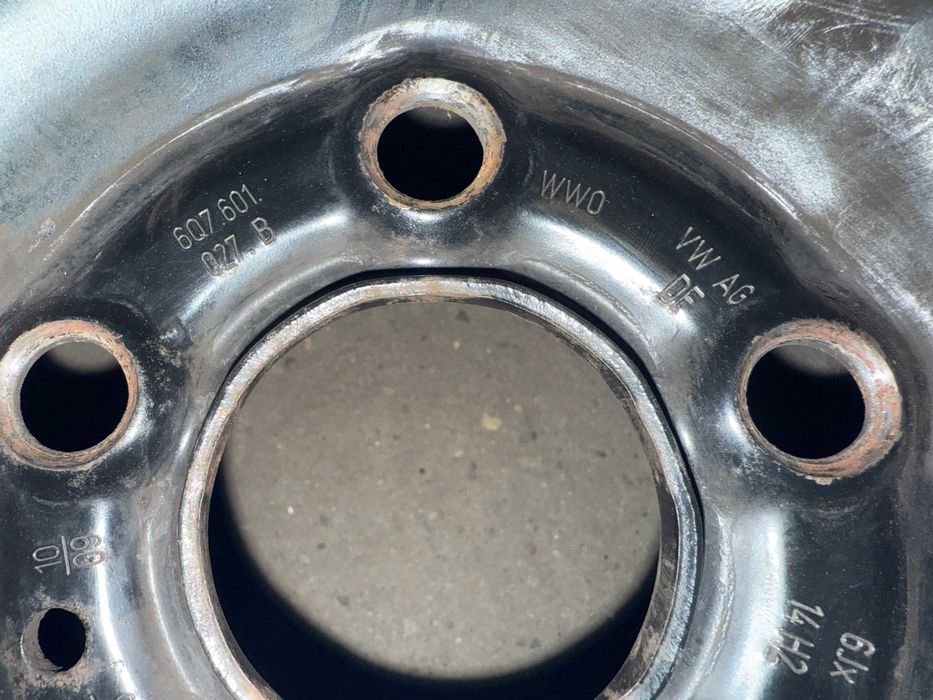 Felgi stalowe 6Jx14H2 ET37 VW Skoda Seat proste, sprawdzone 4 szt