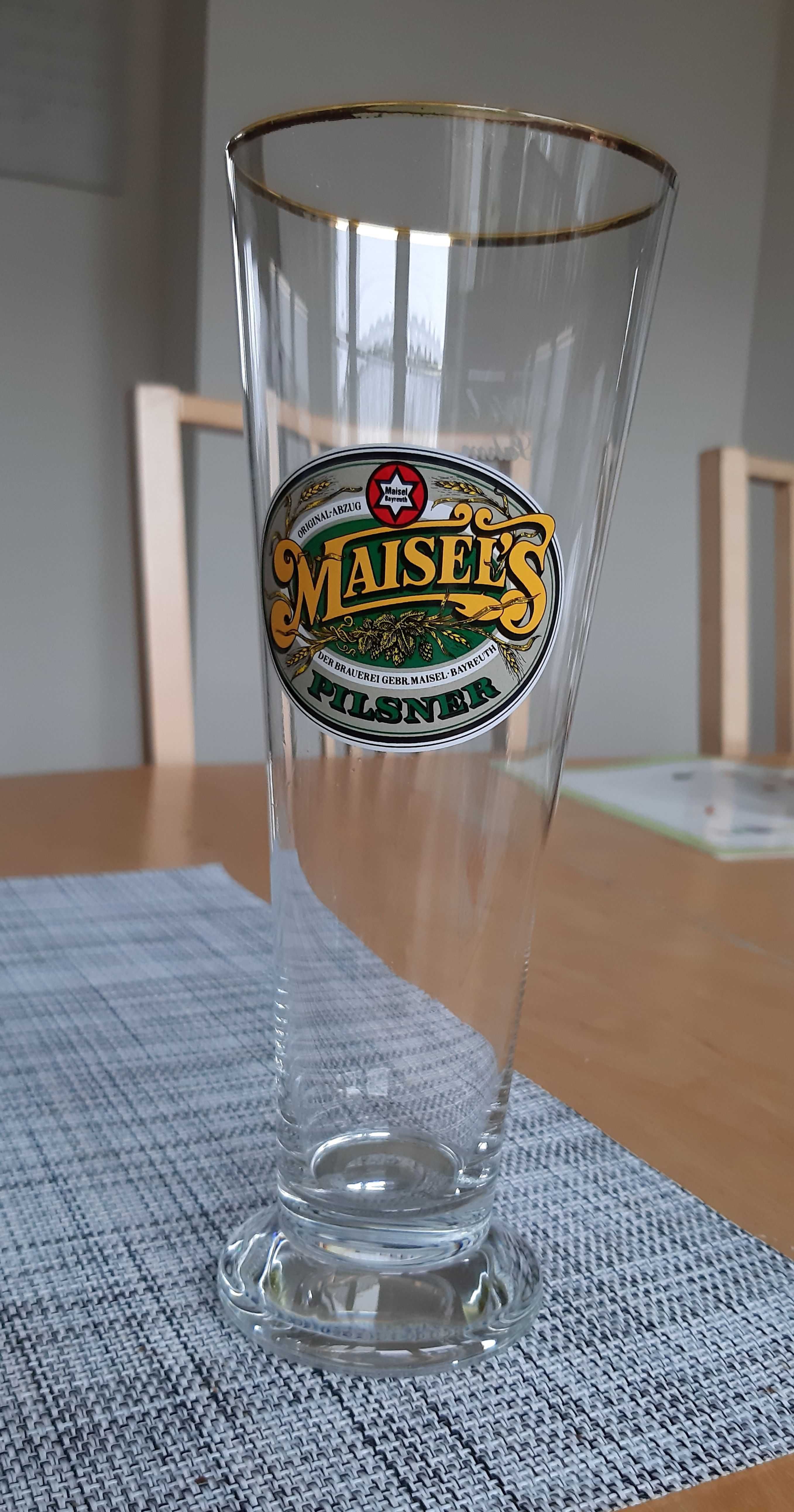 Szklanka do piwa Maisel's Pilsner z cechą 0,4 l