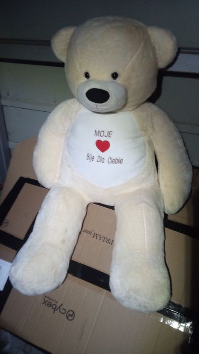 Wielki pluszowy miś pies 160 cm