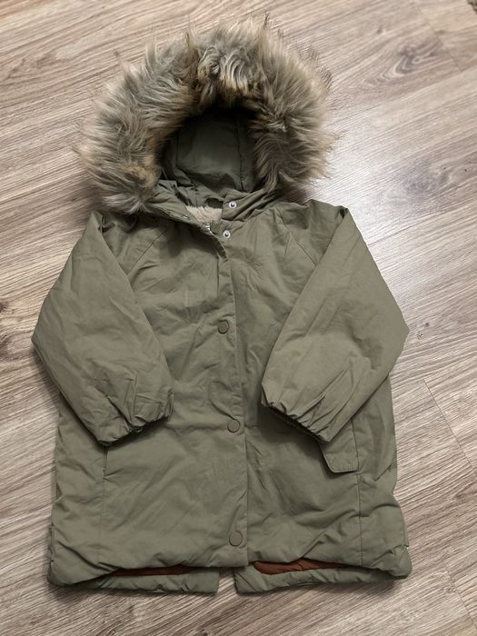 Ocieplana kurtka przejsciowa dla chlopca 98 Zara