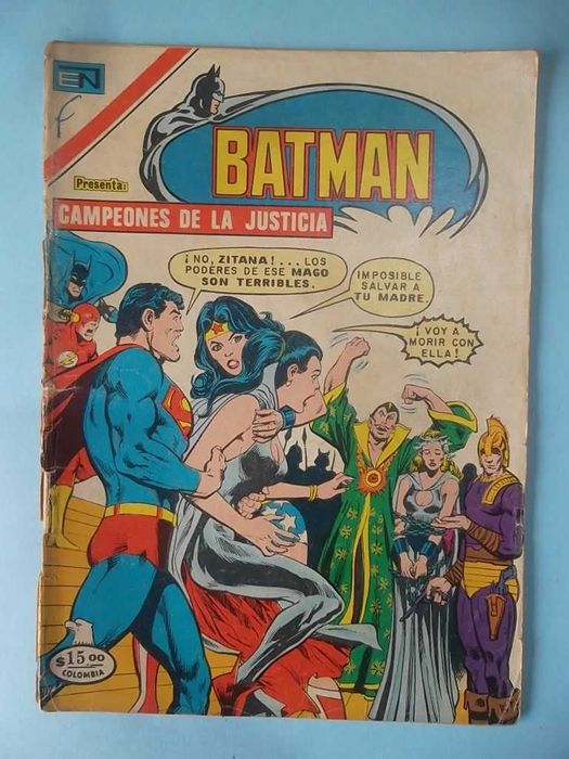 SUPERMAN / BATMAN - Edição colombiana - Várias revistas dos anos 70