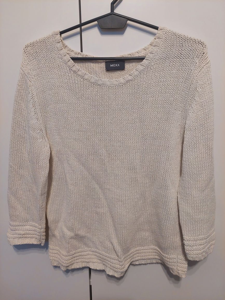 Beżowy sweterek MEXX S/M 36/38