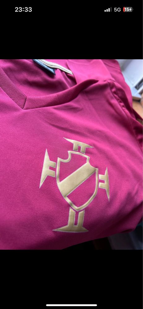 Camisa/Polo bordô VASCO DA GAMA/KAPPA