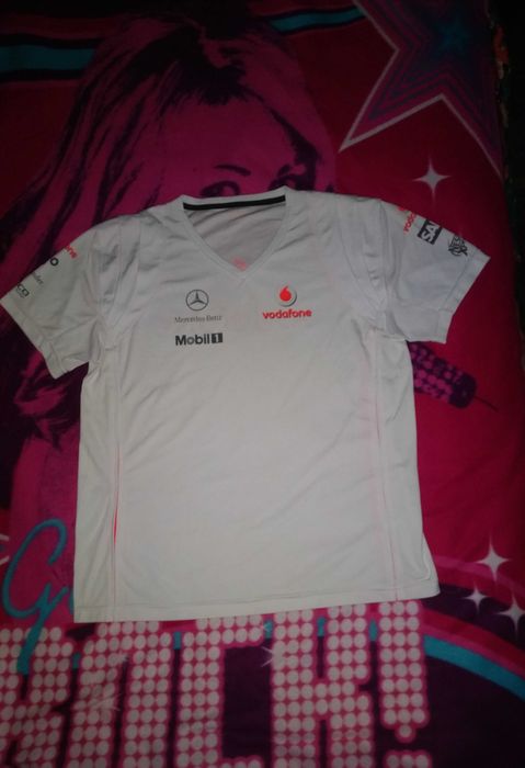 Koszulka męska Vodafone Mercedes Bens Mobil 1 rozmiar L