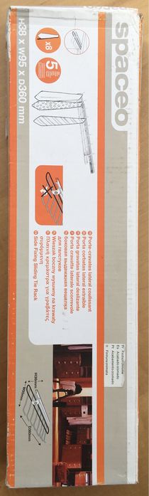 porta gravatas lateral deslizante