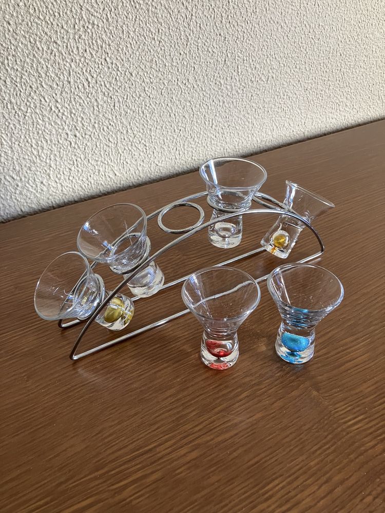Conjunto de copos para licor