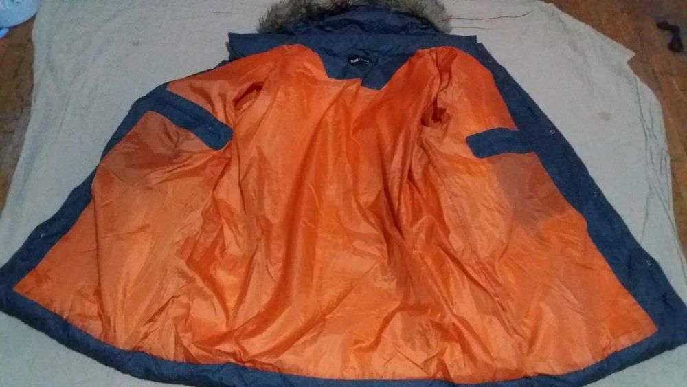 Куртка чоловіча на синтепоні-зима-Nirvana-4XL;Nike-нова-XXXL/60