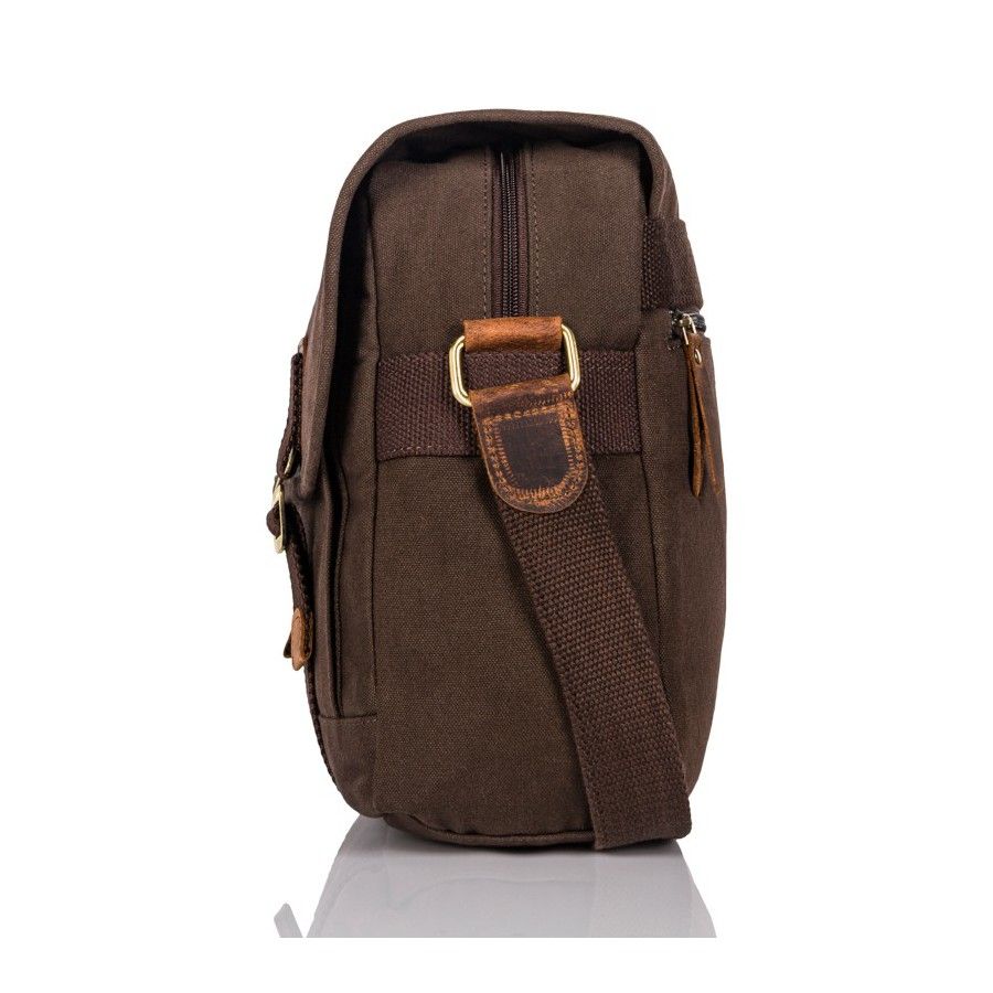 zestaw męski torba męska na ramię vintage t-17 portfel męski t-02