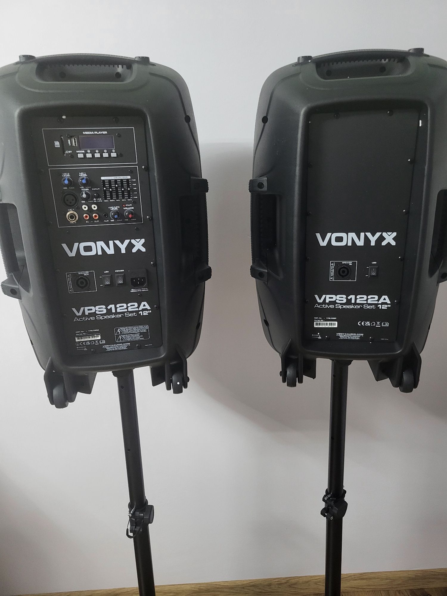 Kolumny estradowe aktywno-pasywne Vonyx VPS122A promocja!