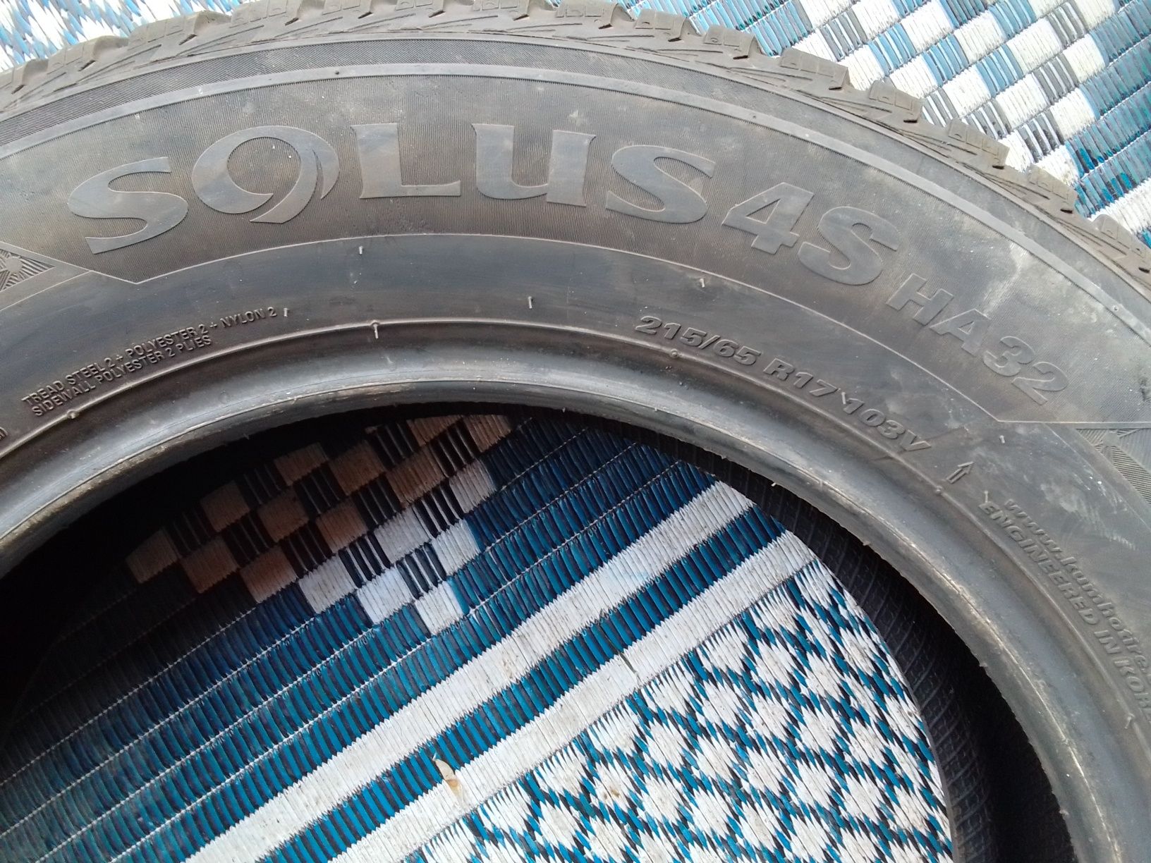 Opona wielosezonowa 215/65r17 KUMHO 2022r 6.5mm