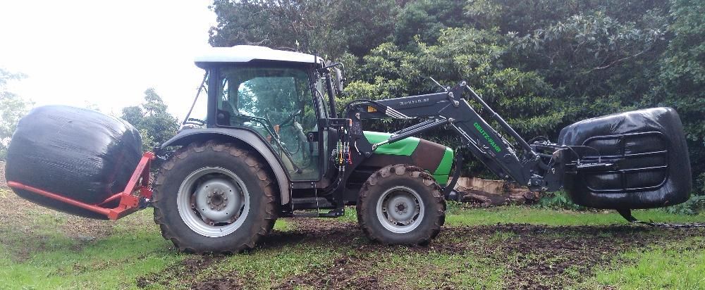Pinça porta rolos nova para carregador frontal