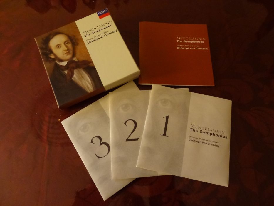 MENDELSSOHN, F. – Christoph von Dohnányi ∟ Symphonies | Decca – 3 CD's