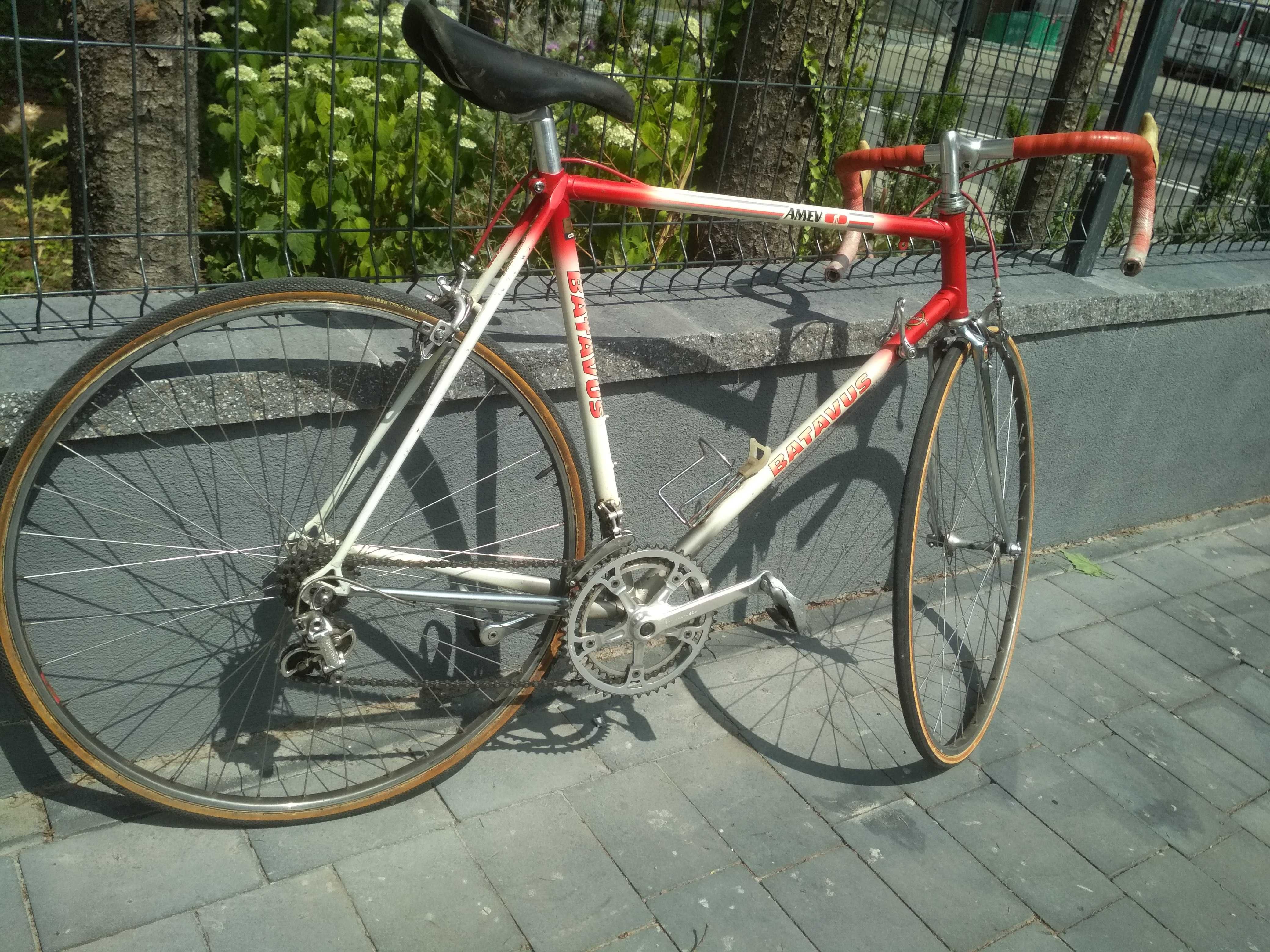 rower szosowy vintage dużo części campagnolo