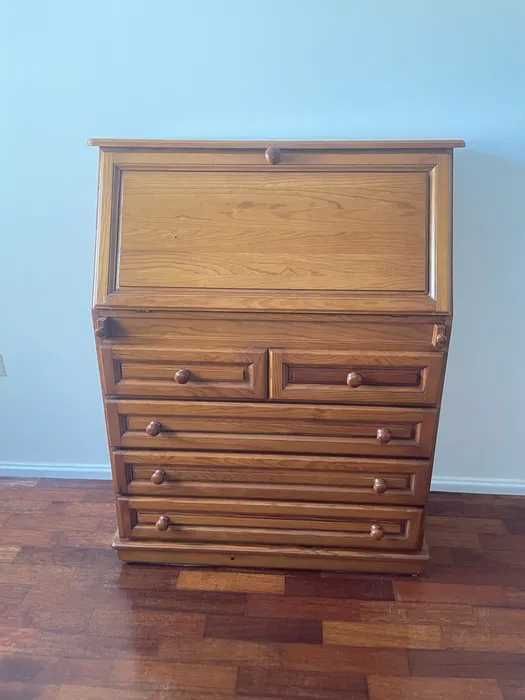 Secretária escrivaninha cómoda Pinho anos 90 / 00s