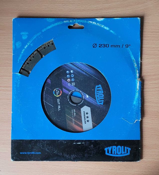 Tarcza diamentowa Tyrolit DC-All 230x3,0 mm do cięcia uniwersalna