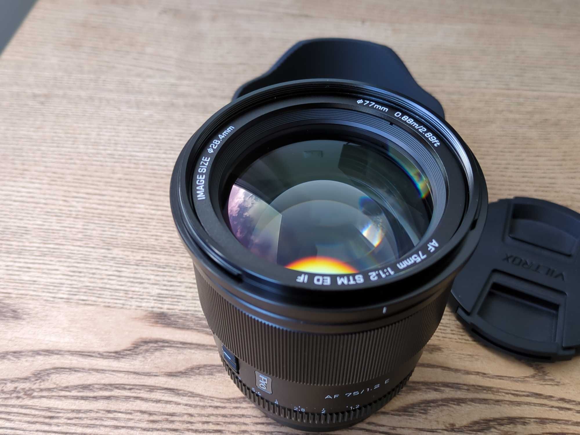 Objetiva APS-C Viltrox AF Pro 75mm 1.2 f/1.2 for Sony E