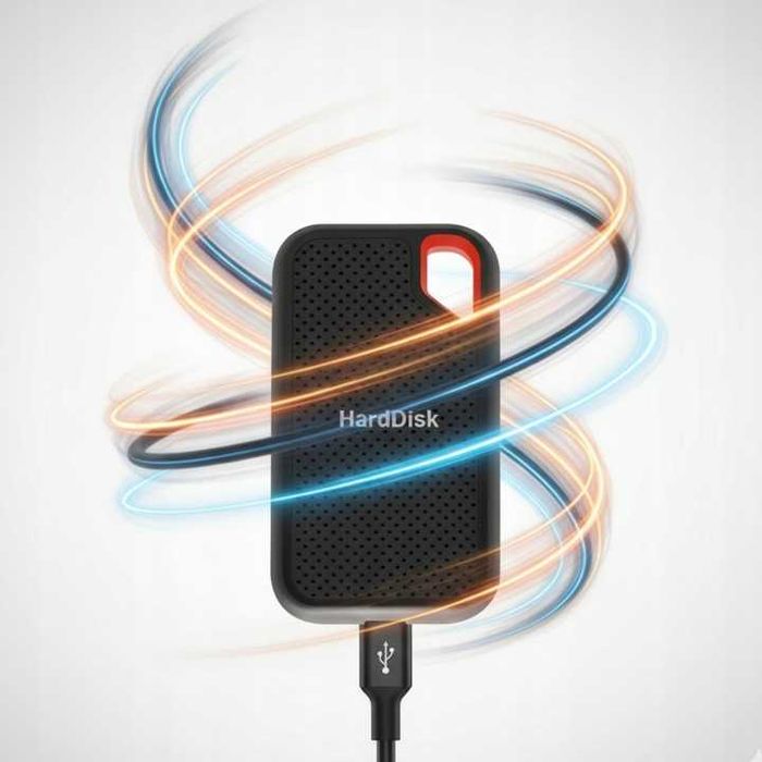 Dysk SSD Przenośny 2TB Do Telefonu iPhone Android Laptopa Mac Szybki