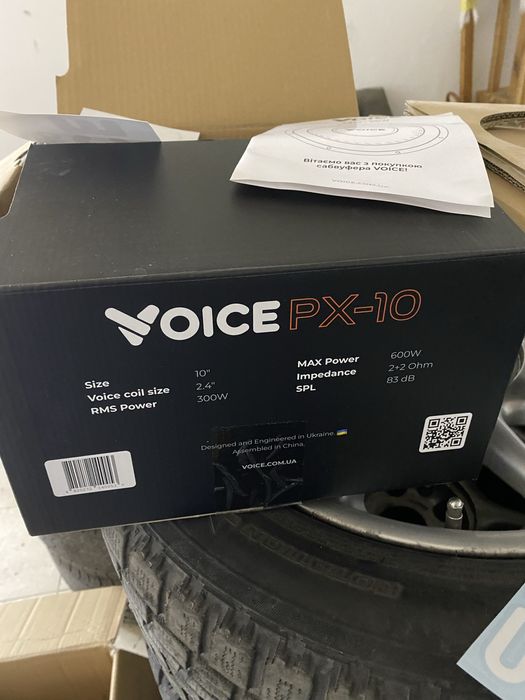Сабвуфер Voice px-10
