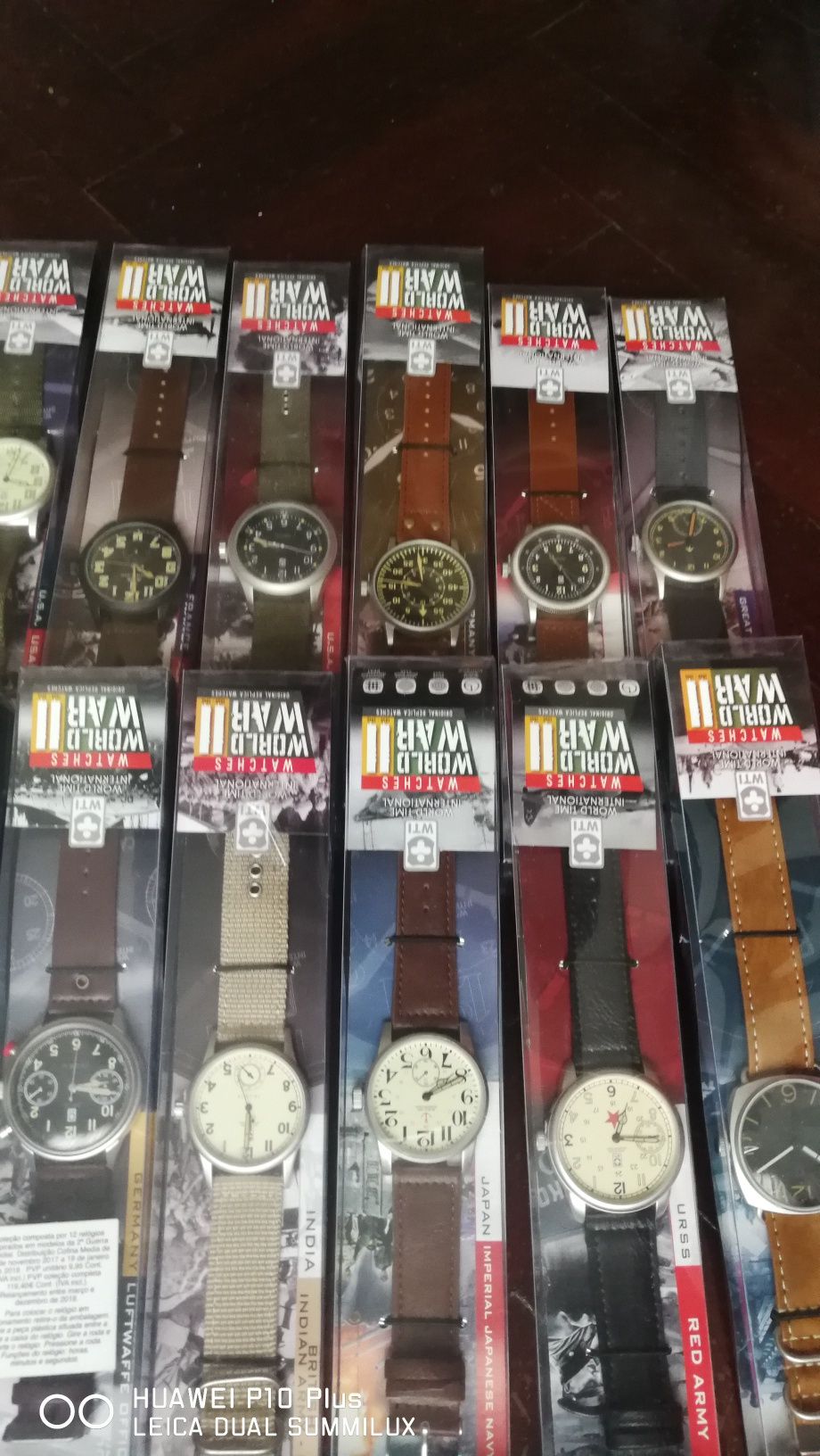 Relógios novos de coleção