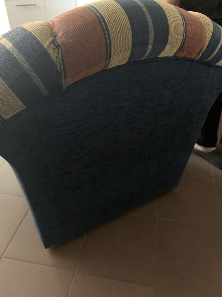 Sofa z funkcją spania i fotel  komplet fabryka Swarzęd