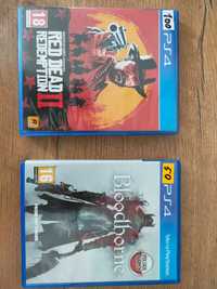 Gry PS4 Playstation 4 RED DEAD Redeption II, Bloodborne