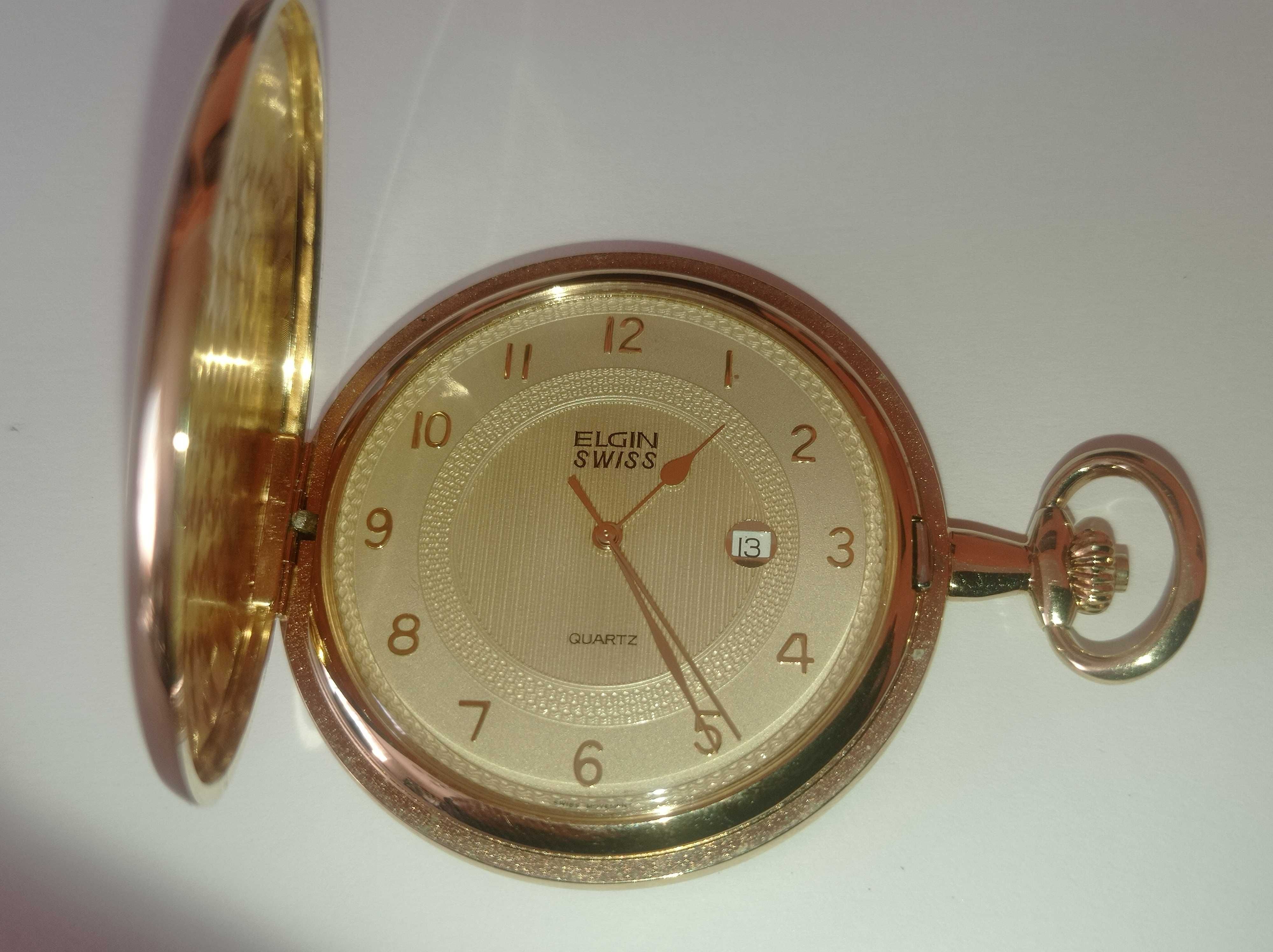 Piękny zegarek kieszonkowy - Elgin Quality Since 1867 -Swiss -sprawny.