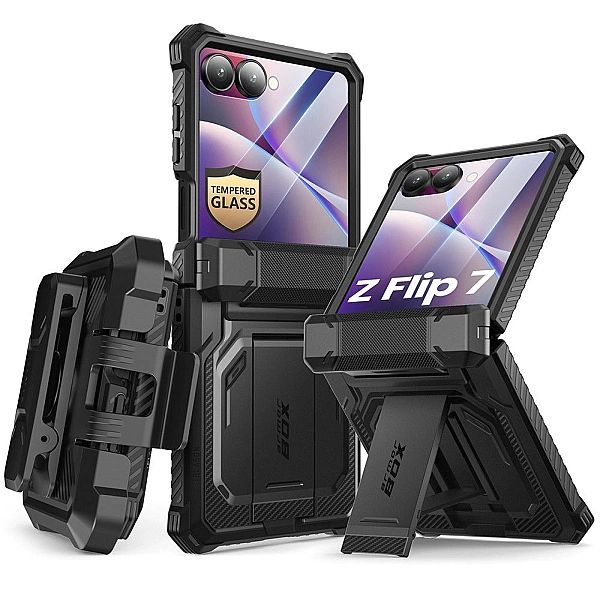 Supcase Iblsn Armorbox Galaxy Z Flip 7 Black