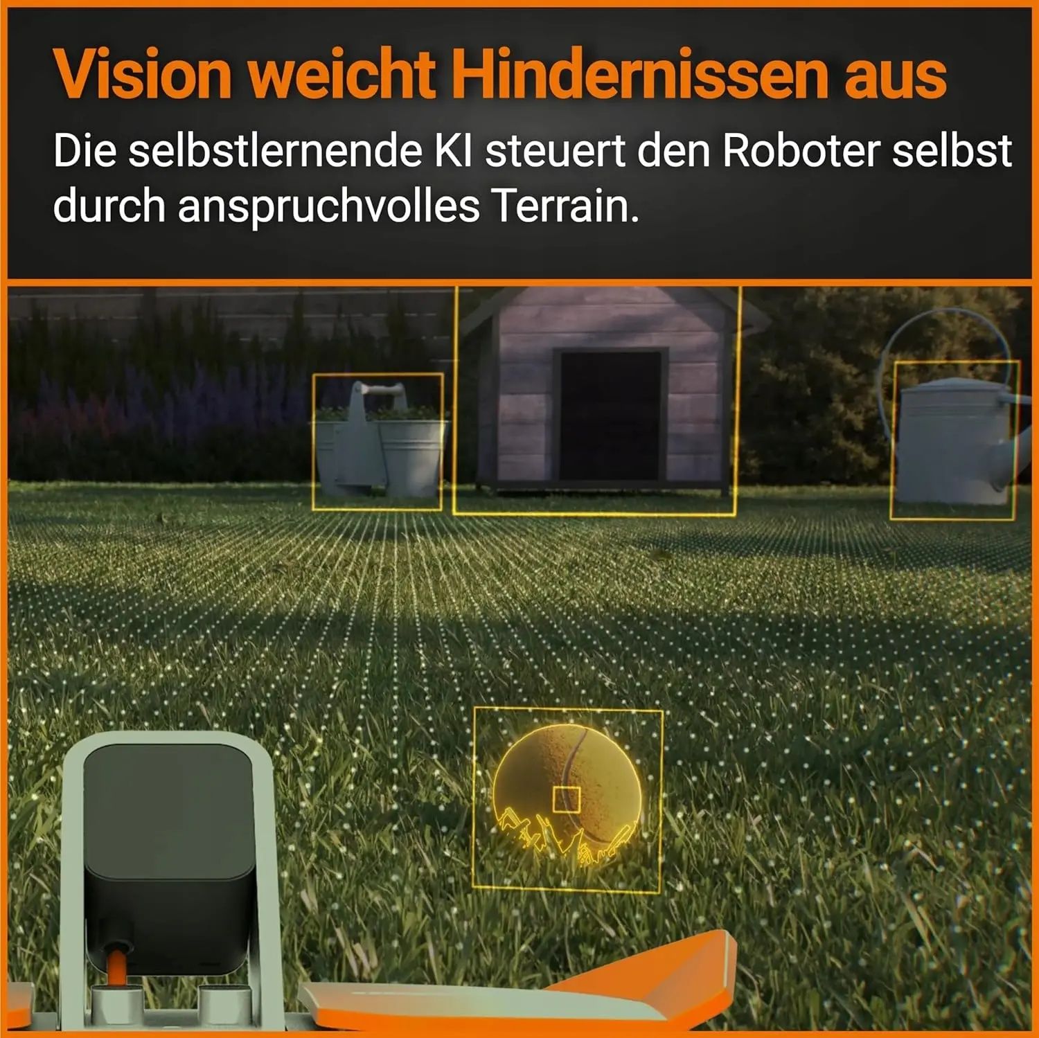 Robot koszący WORX Landroid Vision WR208E.1 robot koszący 800 m²
