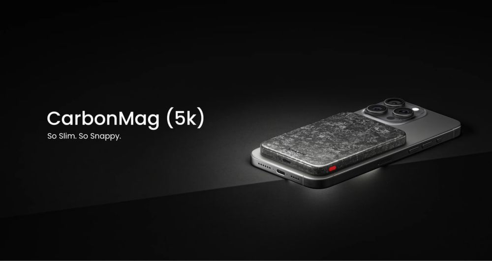 Sharge CarbonMag (5K) Qi MagSafe MFI PD20W