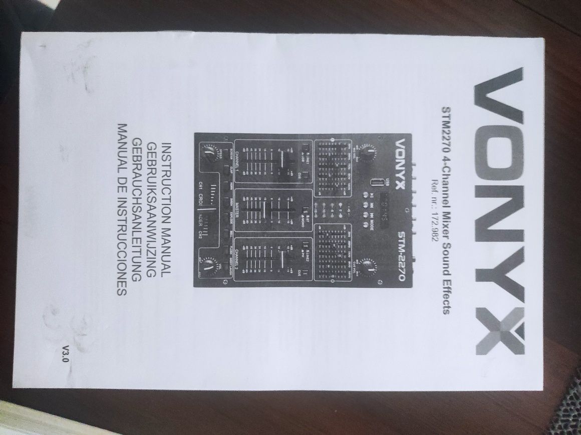 VONYX STM-2270 mikser 4 kanałowy