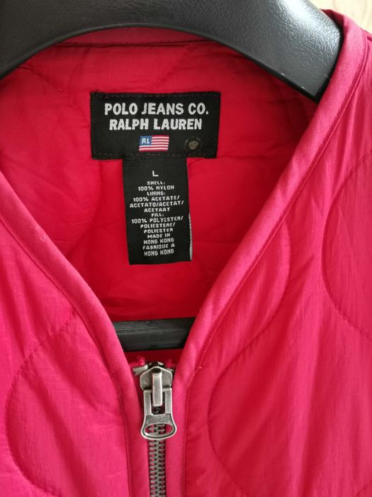 Мікропуховик Polo Ralph Lauren Vintage quilt jacket Hong Kong L розм