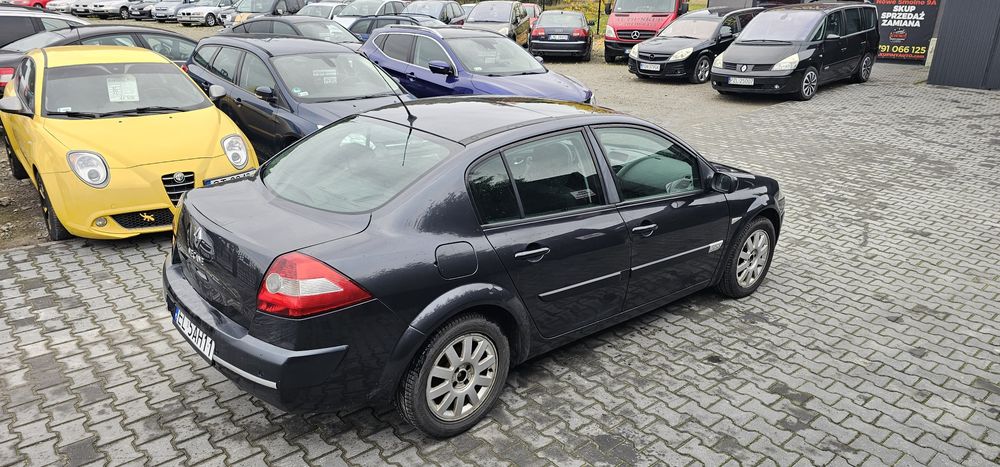SKUP AUT TORUŃ Renault Megane 2005r 2.0 GAZ Panorama Klima Sedan