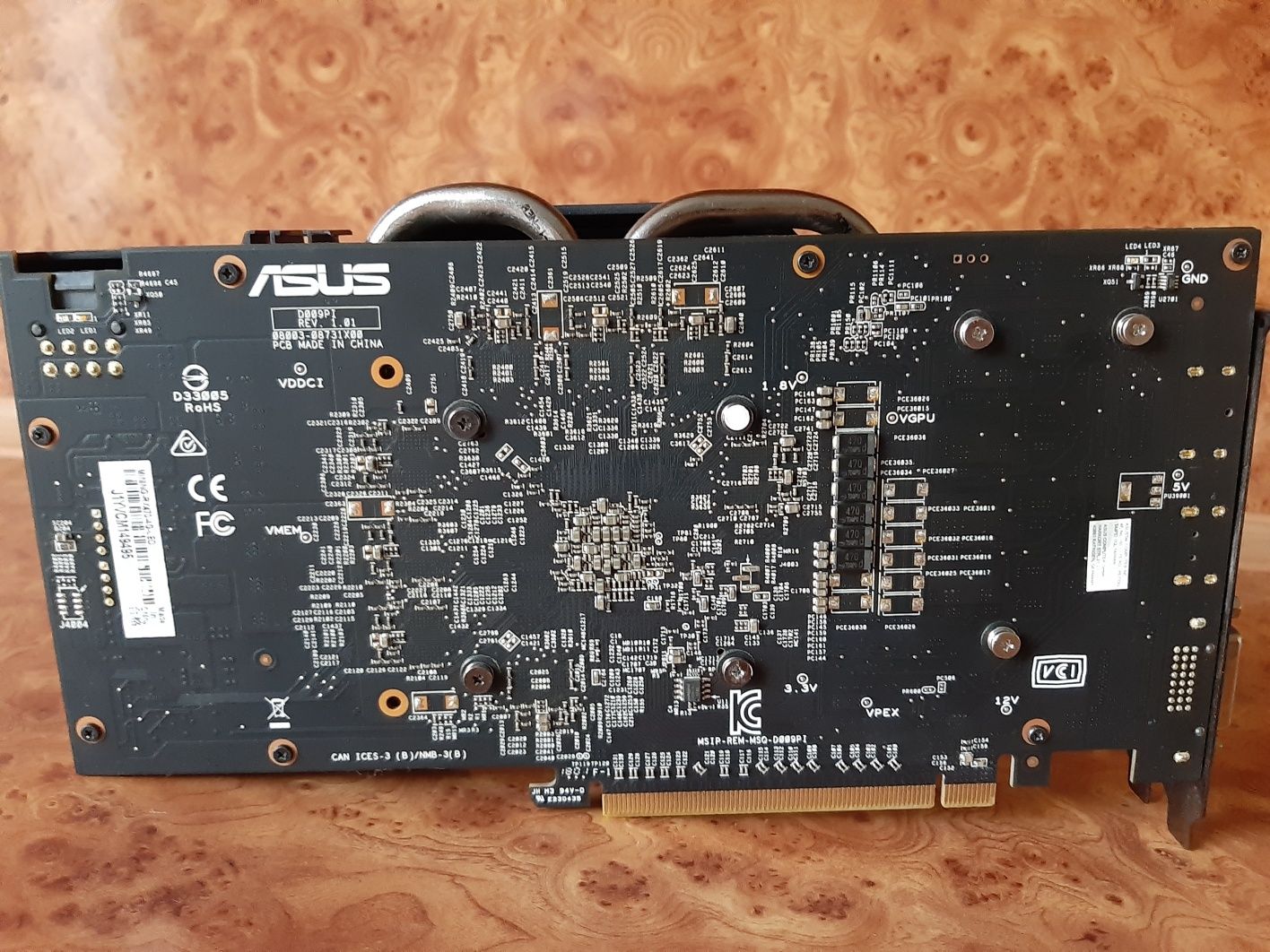 Asus Radeon RX470 Mining LED 4GB GDDR5 (256bit) (1206/7000) (DVI)