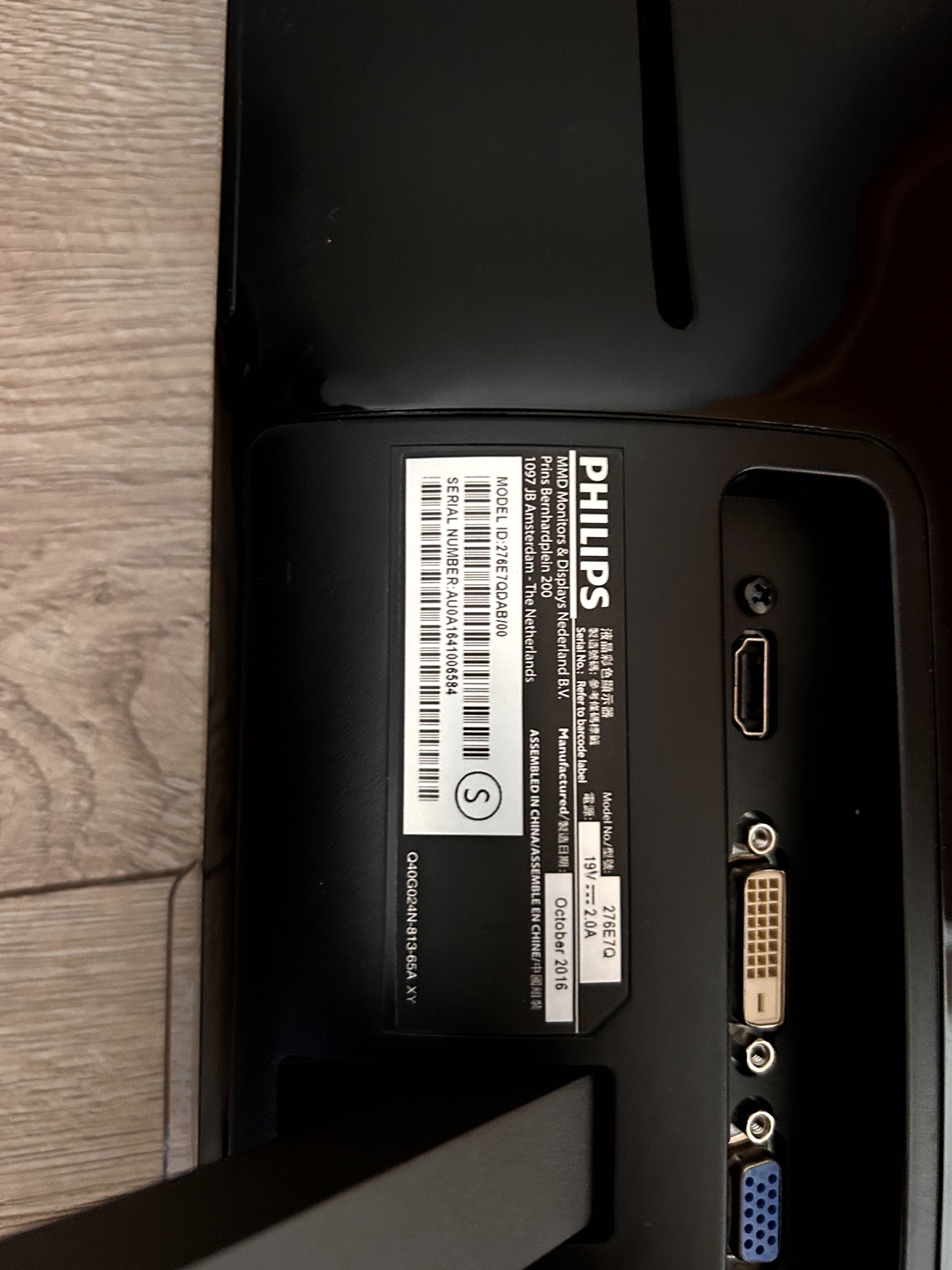 Monitor PHILIPS 27 cali 276E7Q