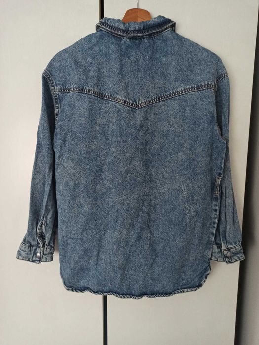 Jeansowa koszula Bershka r. XS oversize
