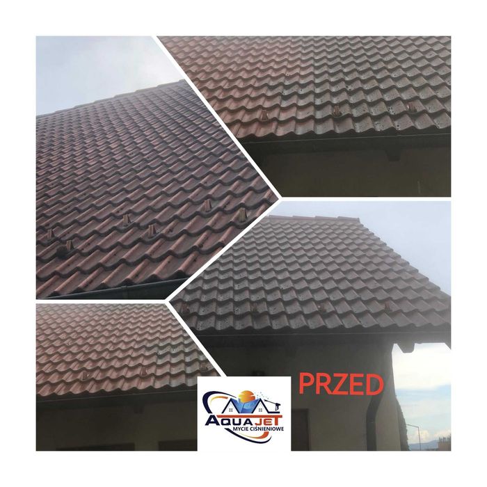 Usługi mycie ciśnieniowe kostki brukowej, elewacji, dachów