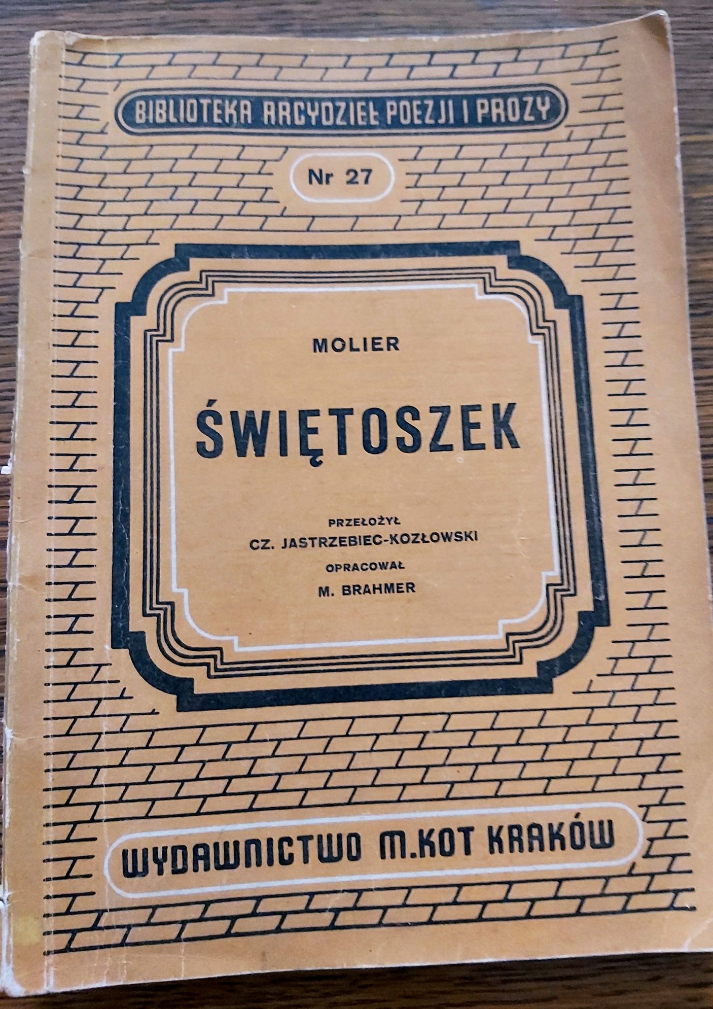 Molier Świętoszek  wydanie Kraków 1950