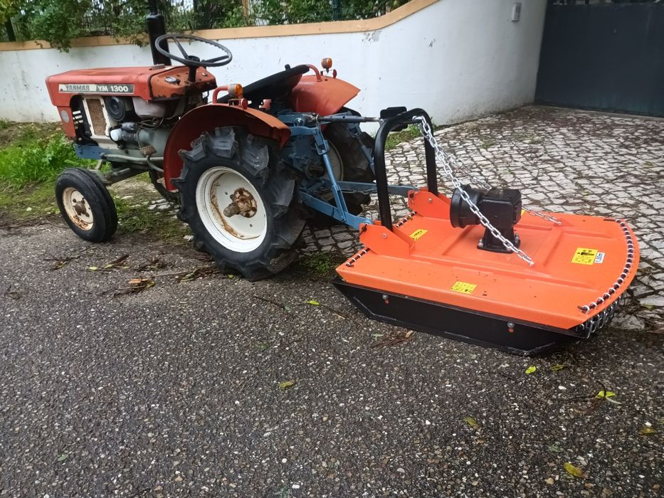 Corta mato novo de metro com mini Yanmar 1300 simples velho