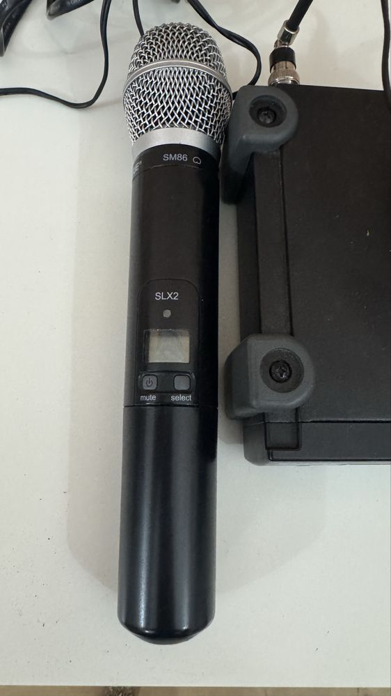 Microfone Shure SM86 com SLX4